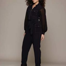 Label Ritu Kumar Black Serena Jumpsuit-image-18