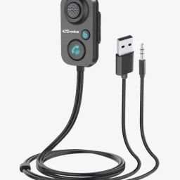 Portronics Auto 12 POR-1195 in-Car Bluetooth Receiver (Black)-10