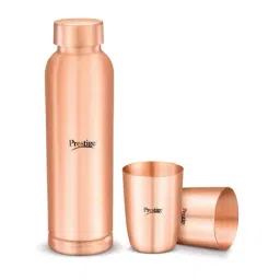 Prestige Copper  Water Bottle (900 ml) with Tumblers - Set of 3-48
