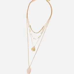 Accessorize London Pink Classic Necklace - Set of 4-image-19