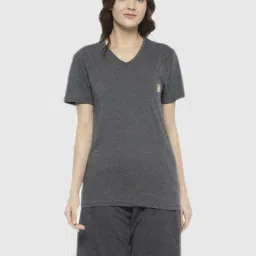 Vimal Jonney Grey Regular Fit Pajama Set-16
