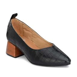 Zebba Women's Margot Black Casual Pumps-image-15