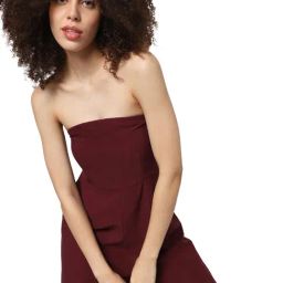 Only Maroon Full Length Jumpsuit-image-74