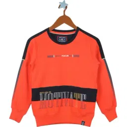 Monte Carlo Kids Rust & Black Printed Full Sleeves Sweatshirt-picture-6