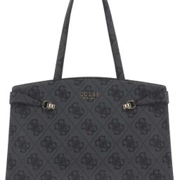 Guess Charcoal Women Tote Bag-42