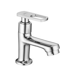 Jabra Pillar Cock Apolo Series Brass Chrome Finish Deck Mount Silver-image-94