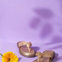 Inc.5 Women's Gold T-Strap Sandals-image-80