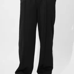 The Souled Store Black Loose Fit Solid Joggers-image-13