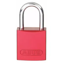 BRADY Lockout Padlock Keyed Different Aluminum Std Compact Body Size Red, 24UY64-picture-45