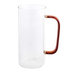 Goodhomes Transparent Glass Coffee Mugs (380 ml) - Set of 2 image 3