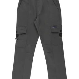 Cavio Boys Dark Grey Comfort Fit Cargo Pants-image-23