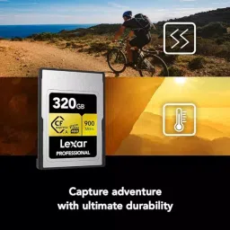 Lexar Professional CFexpress Type A Memory Card 320 GB Upto 900 Mbps Read & 800 Mbps Write Speed, GOLD image 5