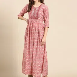 showoffff SHOWOFF Mauve Printed Kurta image 3