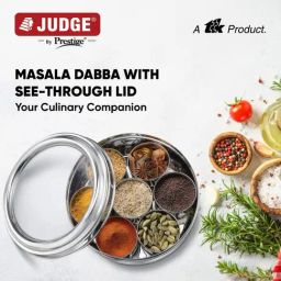 Judge by Prestige Silver Stainless Steel Container with Through Lid - Set of 7 image 2