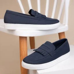 Styli Men's Navy Blue Loafers-picture-27