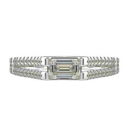 VALANOVA Women 18 Kt Gold Lab Grown Diamond 0.85 CT Diamond Ring 2.85 gm-image-18
