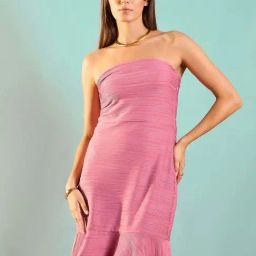 Marie Claire Onion Pink Bodycon Dress-image-10