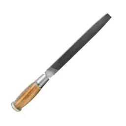 LXMI 304.8 mm (12 inch) Carbon Steel Flat File Tool with Wooden Handle, AZWFF12_1-33