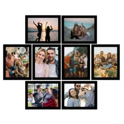 eCraftIndia Memory Wall Collage Photo Frame - Set of 8 Photo Frames for 8 Photos of 8'x10' image 3