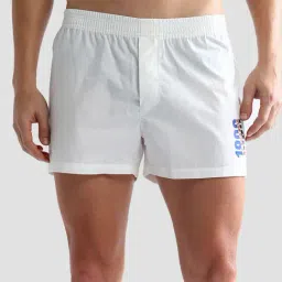 U.S. Polo Assn. White Regular Fit Boxers-picture-0