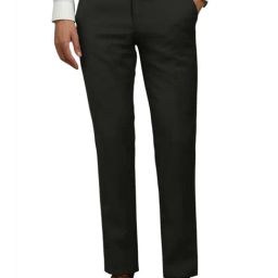 Louis Philippe Grey Regular Fit Checks Trousers-image-68
