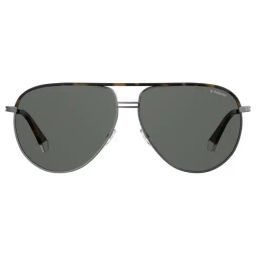 Polaroid Grey Pilot Sunglasses for Men-image-21