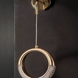 Whispering Homes Gold Crystal Gold Wall Light-image-59