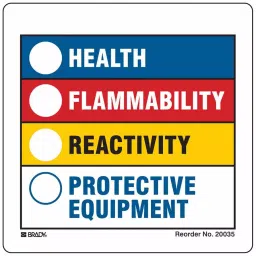 BRADY HMIG Label 3-7/8 inch Height 3-7/8 inch Width, 8AAR5 (Pack of 50 Pcs)-image-61