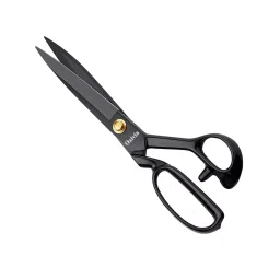 Ozivia Heavy Duty Professional Tailoring Scissor Carbon Steel 304.8 mm (12 Inch) Unisex Black-image-2