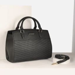 Van Heusen Black Textured Handbag-42
