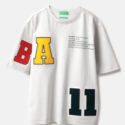 United Colors of Benetton Boys White Cotton T-Shirt-image-23