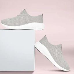 Allen cooper Men's Grey Walking Shoes-image-63
