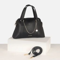 Van Heusen Black Textured Handbag-38