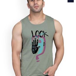 SLOWLORIS Men Pack Of 2 Printed Combed Cotton Gym Vests-picture-20