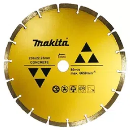 Makita 228.6 mm(9 Inch) 230mm Dia2.4 mm ThicknessDiamond Wheel Blade with 22.23 mm Bore, D-44292-8