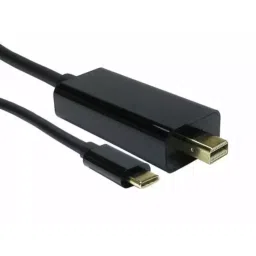 RS PRO Cable Male USB C to Male Mini DisplayPort, 1924709-18