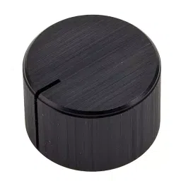 RS PRO 22 mm Black Potentiometer Knob for 6.4 mm Shaft Splined, 498839-image-32