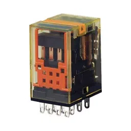 IDEC POWER RELAY, 24VDC, 6A, 4PDT, SOCKET, RU4S-CD-D24-13