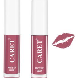 CARET ORGANIC Set Of 2 Super-Pigmented Liquid Matte Lipsticks - 4 ml - 2-52