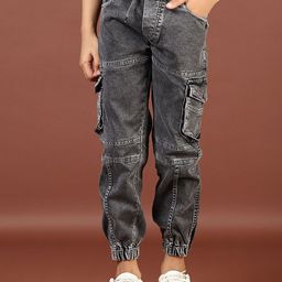 V-Mart Boys Jogger Light Fade Jeans-picture-21
