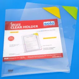 Solo Transparent White Secure Clear Holder SH101-16