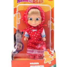Masha And The Bear Masha Doll Red - Height 13 cm-image-85