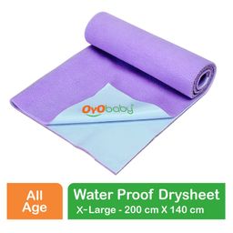 OYO BABY Extra Large Bed Protector Waterproof Sheet - Voilet-image-81