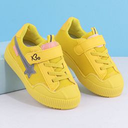 Babyoye Casual Shoes Velcro Closure  - Yellow-picture-47