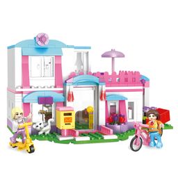 NEGOCIO  319 PCS Enlightened Assemble bricks girls assembled model Compatible with all building Blocks Toys-PACK OF 1- COLOR MAY VARY-19