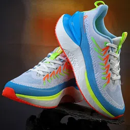 Action Men Mesh Running Lace-Ups Non-Marking Shoes-2