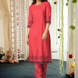 Aaghnya Women Geometric Printed Kurta with Trousers-picture-37