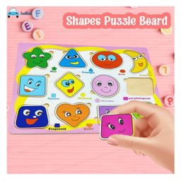 FunBlast Learning Shapes Puzzle Board Toy for Kids  Multicolor image 4