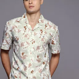 Allen Solly Relaxed Fit Floral Printed Casual Shirt-picture-42