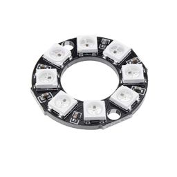 8-Bit WS2812 RGB LED Development Board 8 Bit WS2812 5050 RGB LED Built-in Full Color Driving Lights Circular Development Board - RS32808-Bit WS2812 RGB LED Development Board 8 Bit WS2812 5050 RGB LED Built-in Full Color Driving Lights Circular Development Board - RS3280 image 1